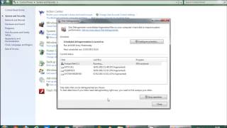 Windows BuiltIn Disk Defragmenter [upl. by Araiek]