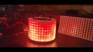 Circular LED flame lamp [upl. by Enilarac390]