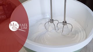 Lesson Whipping egg whites with sugar [upl. by Aisitel452]