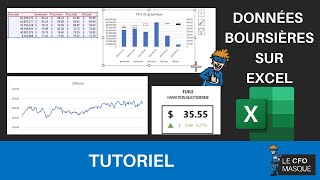 EXCEL Guide complet sur les DONNÉES BOURSIÈRES [upl. by Nodlehs]