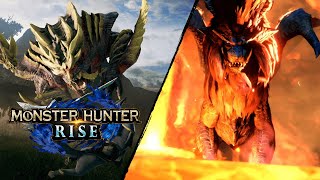 Teostra Battle Theme  Monster Hunter Rise OST  Emperor of Flame [upl. by Shellans420]