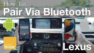 How To Pair Android or iPhone To Lexus RX 350 Via Bluetooth  Lexus Vehicles [upl. by Senn]