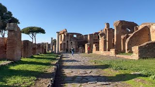 Ostia Antica beautiful archaeological area Ancient Ostia  January 2023 prettydaylife [upl. by Peony964]