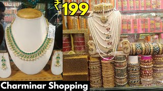 charminar shopping hyderabad low price wholsale retail syed junaid bangles amp jewellery ladbazar [upl. by Eiliak803]