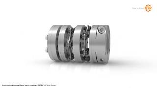 RADEX®NC Steel servo lamina coupling  KTR Systems [upl. by Ymmas]