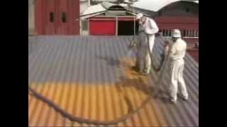 Asbestos Encapsulation with polyurea  Incapsulamento amianto con Poliurea [upl. by Atthia]