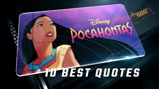 Pocahontas 1995  10 Best Quotes [upl. by Dekow]