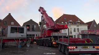 Kermis Hoorn 2023 Afbouw en Transport Deel 2 [upl. by Nohsyt]