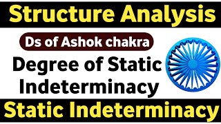 what is Ds  Calculator Ds of Ashok chakra  Why we study Degree of static indeterminacy [upl. by Aires94]