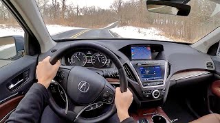 2020 Acura MDX AWD Advance Package  POV Driving Impressions [upl. by Kariv]