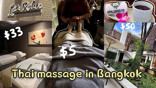 Thai Massage in Bangkok✨5 local massage Lets Relax and Luxury Day Spa The Oasis Spa Thailand [upl. by Ranzini234]