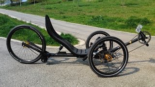 Homemade Carbon Fibre Recumbent Trike [upl. by Encratia971]