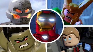 Avengers Assemble Feat Every Characters From LEGO Video Games [upl. by Ecnerual]