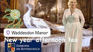 Waddesdon Manor at Christmas time afternoon tea New year celebrations 2024heritage england [upl. by Paderna219]