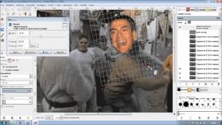 Tutorial GIMP Come fare un fotomontaggio in una gif [upl. by Inaffyt79]