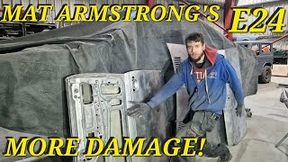 Restoring Mat Armstrongs Classic BMW E24  Doors amp Boot  MORE RUST [upl. by Kliment271]