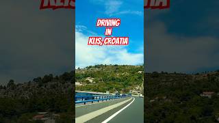 Driving in Klis Croatia shorts klis croatia ytshorts trending shortvideo fyp roadtrip reels [upl. by Akenn811]