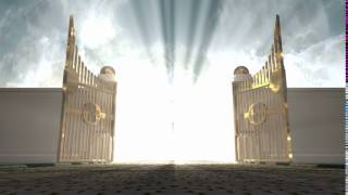 heavens golden gates opening to an ethereal light on a cloudy background EkMlbl0eg [upl. by Ientruoc]