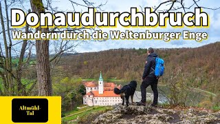 Der Donaudurchbruch Kelheim  Wandern und Schifffahrt durch die Weltenburger Enge [upl. by Shewmaker715]