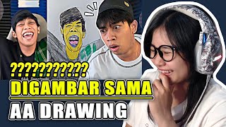 OZIIE TV DIGAMBAR SAMA AA DRAWING  REACTION [upl. by Siravart12]