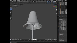 Blender 3D Model  Tall Lamp 001 [upl. by Edik]