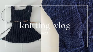 finishing two knits going to ikea and starting my Atlantis Dress  knitting vlog ep 2 [upl. by Pangaro971]