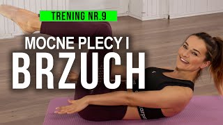 MOCNY BRZUCH I PLECY🔥 Trening nr9 Wyzwanie 30dniowe  Monika Kołakowska [upl. by Aneeuqahs]