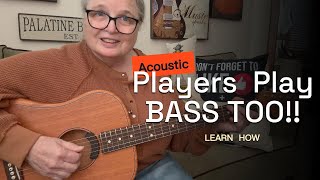 BRING ON THE BASS  Acoustic Guitar TIPS  Learn Four Methods Improve Style Fender Highway [upl. by Feodora482]