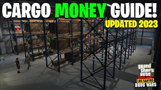 UPDATED GTA Online CARGO CRATE WAREHOUSE Money Full Guide Business Guide To Make MILLIONS [upl. by Gasper530]