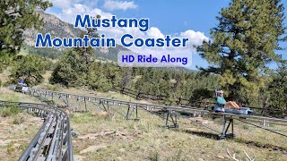 Mustang Mountain Coaster  Estes Park Colorado  HD Ride Along [upl. by Irt436]