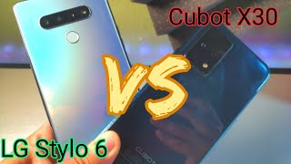 LG Stylo 6 vs Cubot X30 Review  Speed Test Sound  gaming Geekbench [upl. by Narad]