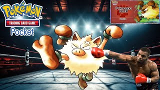 Become PRIME Mike Tyson with this Primeape Deck  Pokemon Pocket TCG [upl. by Nagud263]