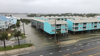 LIVE — Hurricane Sally’s Back Eyewall in Gulf Shores AL [upl. by Nimad]