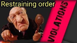 LIVE after court Restraining order violations [upl. by Ing54]