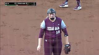 17 Texas AM Vs SE Louisiana  FULL GAME  NCAA Softball 02222024 [upl. by Henrieta]