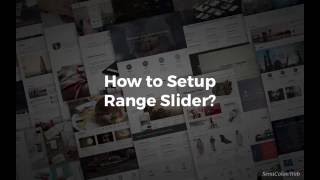 Range Slider Setup  Canvas HTML [upl. by Yanel]