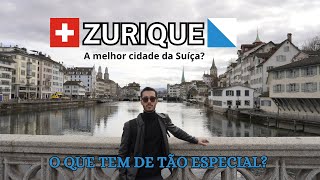 ZURIQUE é tudo isso mesmo SUÍÇA  Desbravando ep 19 [upl. by Enilecram]