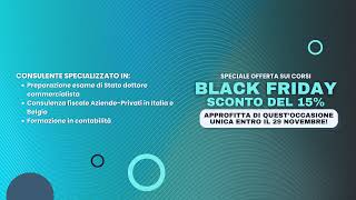 SPECIALE OFFERTA BLACK FRIDAY PER 20 PERSONE ATTIVA DA OGGI  PREPARAZIONE ESAME DOTT COMM [upl. by Perlie851]