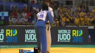 MUNKHBAT Urantsetseg MGL KROT Maryna UKR 48kg IJF World Championship Seniors 2013 [upl. by Winny]