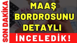 MAAŞ BORDROSUNU İNCELEDİK İşte detaylar 4d işçi kadrosu son dakika [upl. by Lonyer]