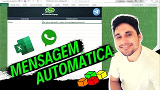 Como enviar mensagem automática no WhatsApp pelo Excel com VBA [upl. by Mok483]