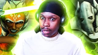 FIRST TIME WATCHING STAR WARS  THE CLONE WARS EPISODE S1 67 REACTION [upl. by Linnie]