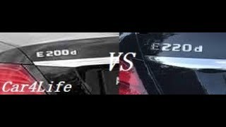 Mercedes Benz EClass W213 E200d vs E220d [upl. by Eecats]