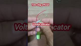 Voltage Indicator Test The Battery totovlogofficial [upl. by Juline]