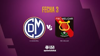 ⚽ D MUNICIPAL VS FBC MELGAR  LIGA FEMENINA APUESTATOTAL 2024  FECHA 3 [upl. by Nnilsia]