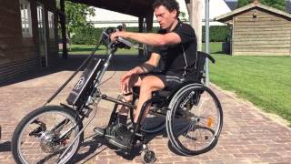 Afkoppelen ROAM Runner handbike [upl. by Drewett]