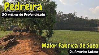 Maior FABRICA de SUCO da América LATINA amp Pedreira com 90 Metros de PROFUNDIDADE [upl. by Ellimak229]