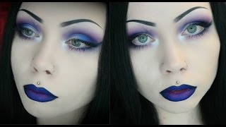 HUES OF BLUE AND PURPLE  Makeup Tutorial [upl. by Osrit]