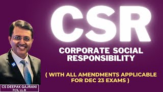 Fully amended CSR  Corporate Social Responsibility [upl. by Llenyl]