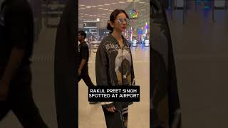 RAKUL PREET SINGH SPOTTED AT AIRPORT [upl. by Allez]